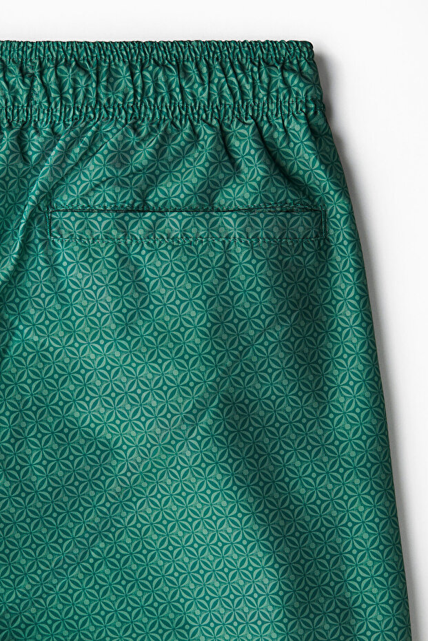 Desenli Şort Mayo - 5