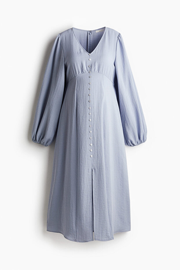 MAMA Önü Düğmeli Elbise - 2