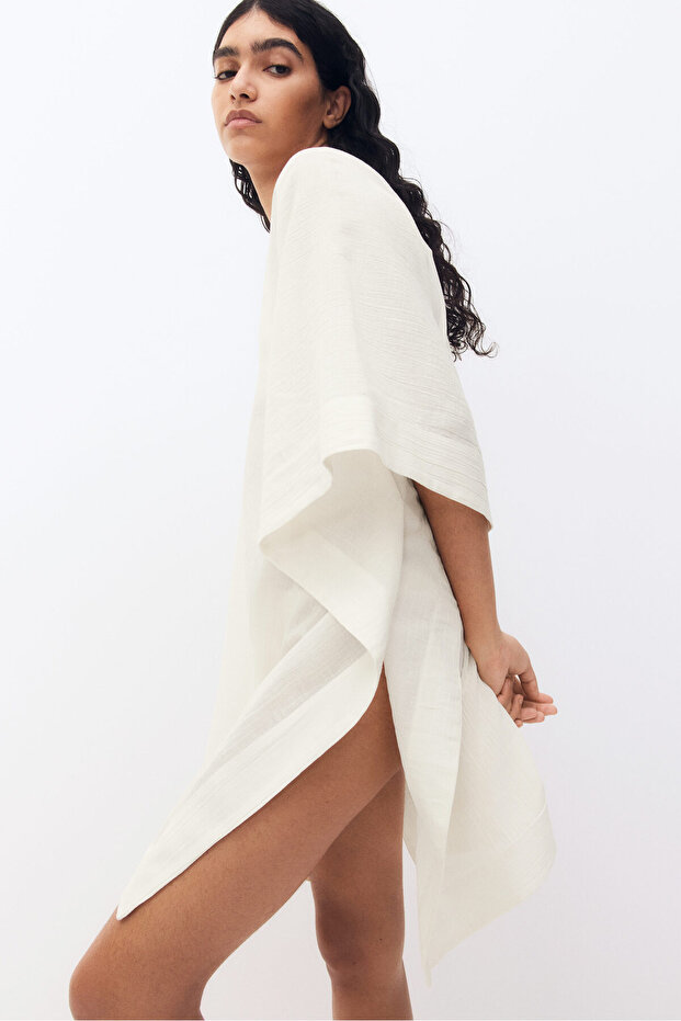 Krinkle Plaj Kaftanı - 5