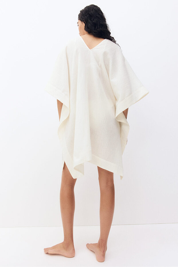 Krinkle Plaj Kaftanı - 4