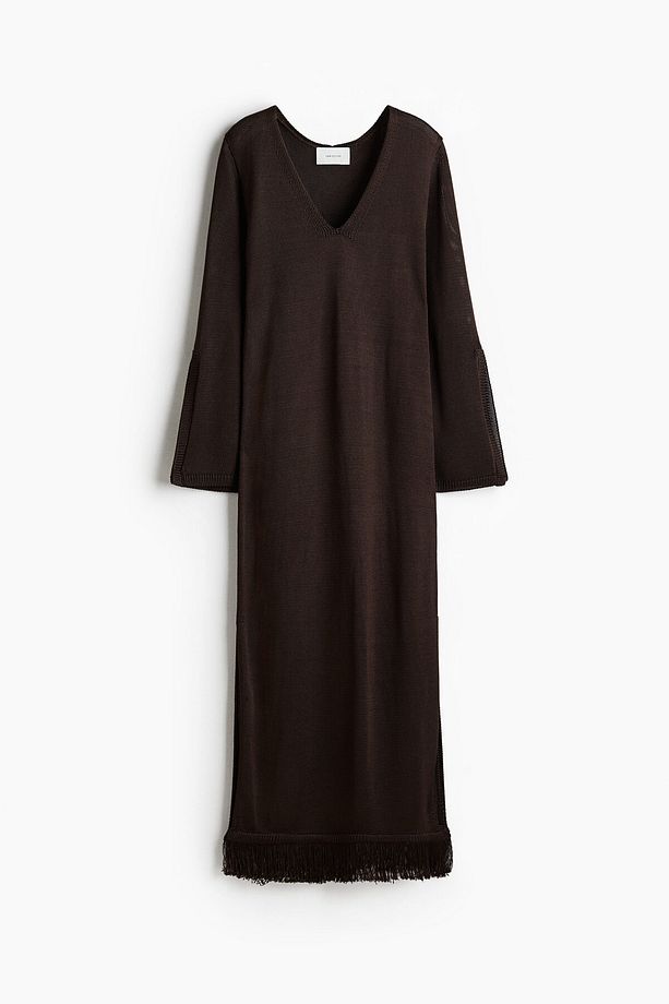 Püsküllü Kaftan Elbise - 4