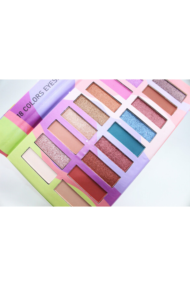18 eyeshadows kit, Mocallure, Multicolor - 3