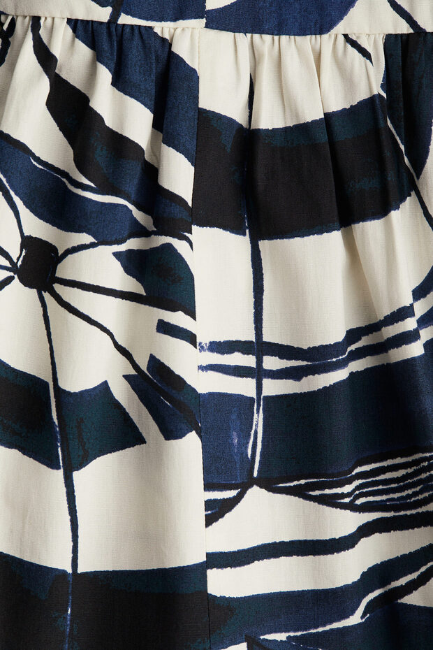 Kuşaklı Gömlek Elbise - 5