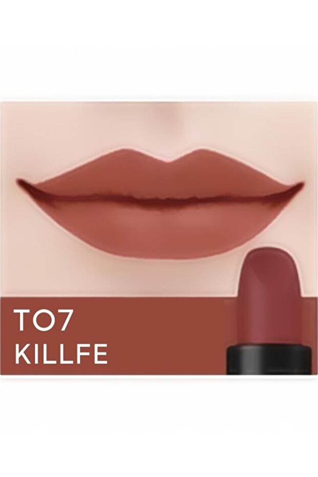 روج احمر شفاه مخملي - 1