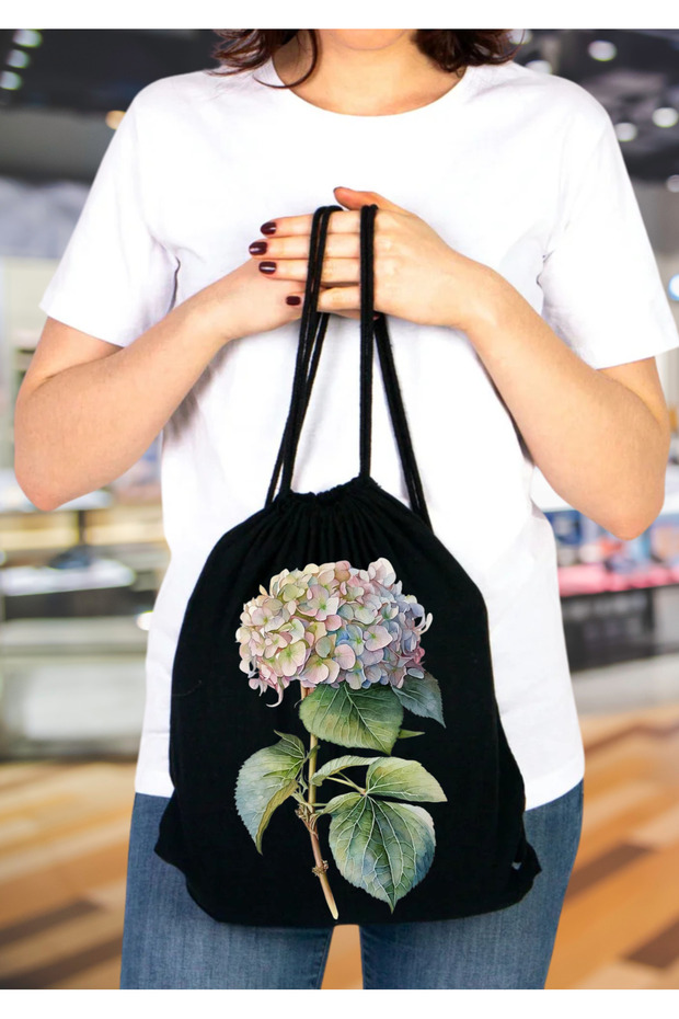Versatile Rope Drawstring Cloth Bag, 35X40Cm. For School. For the Trips.