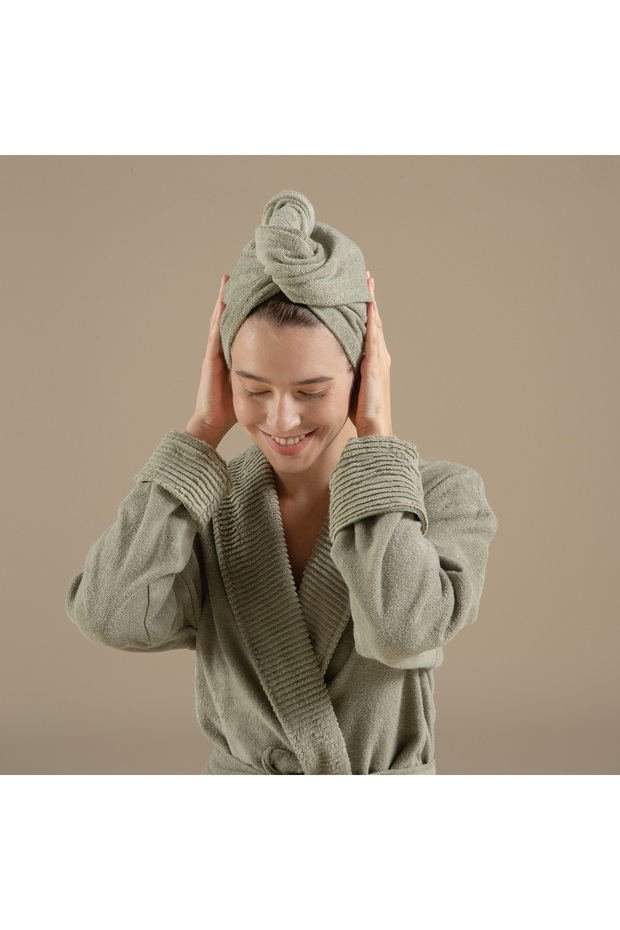 Solid Saç Bonesi Açık Yeşil - 2