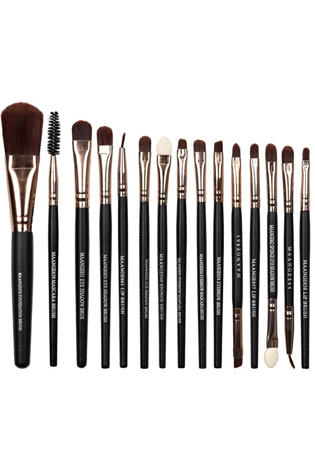 Makeup brush set 15 make up brushes - 1