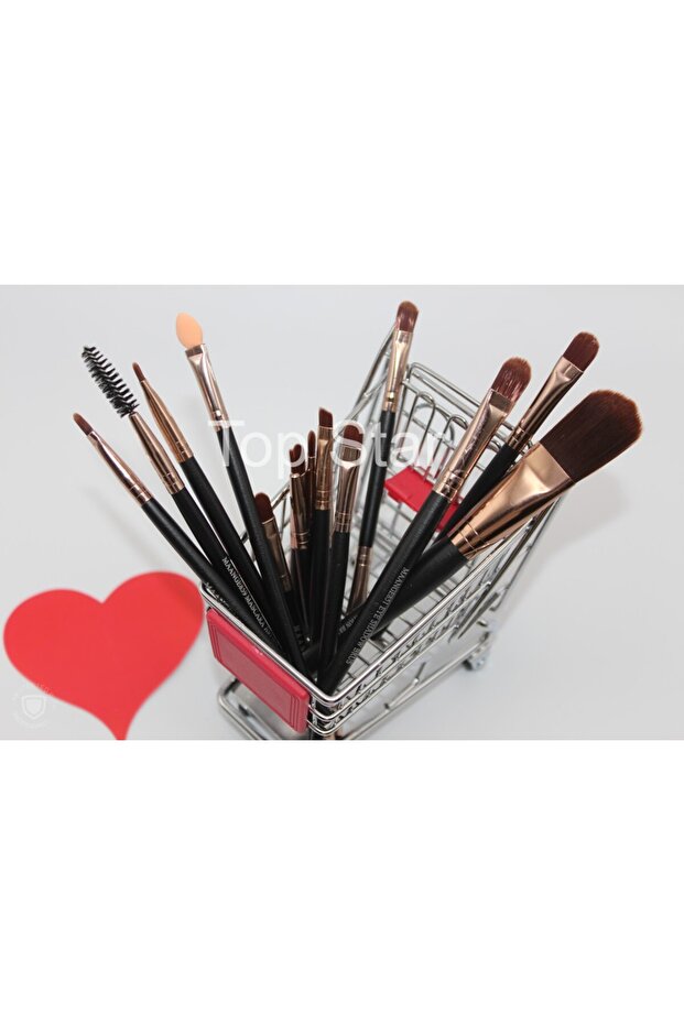 Makeup brush set 15 make up brushes - 2