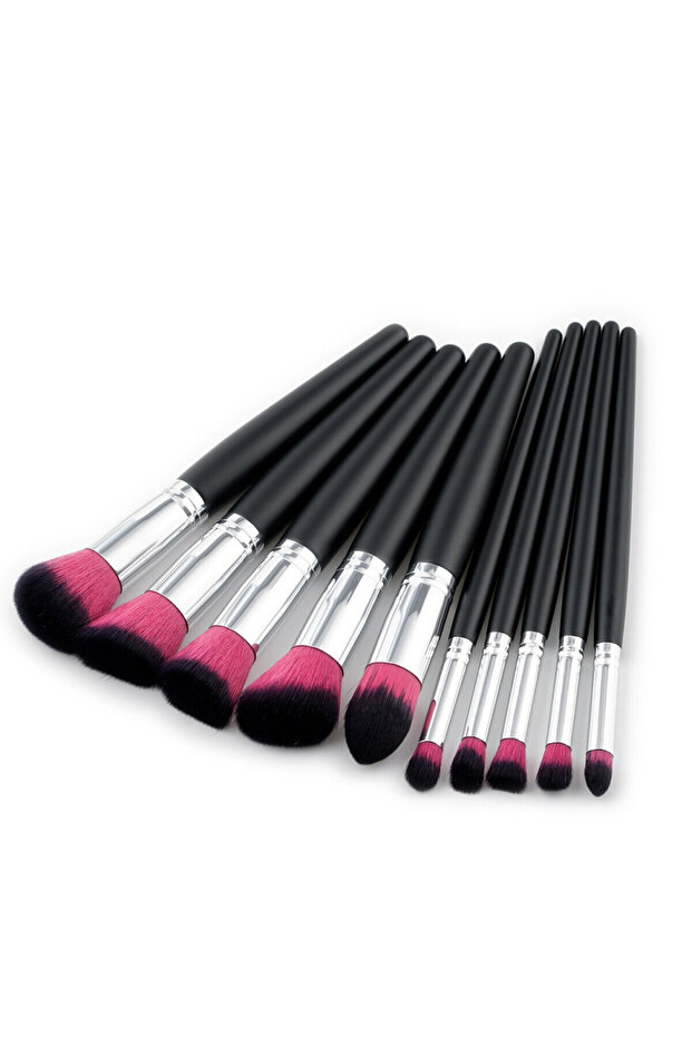 Makeup Brushes, Fraulein, 10, Black - 1
