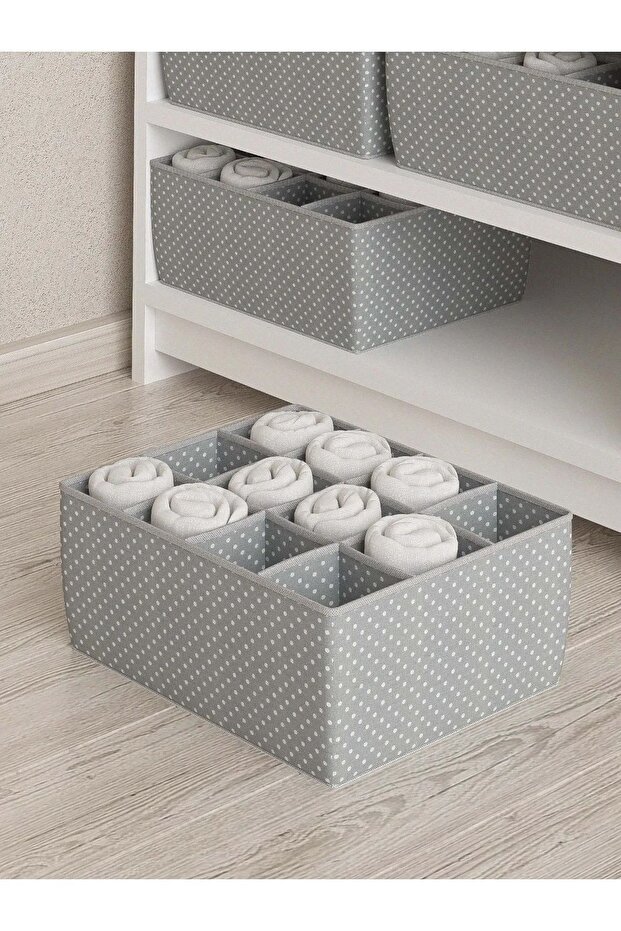 12 Compartment Box Children's Room Closet Drawer Underwear Sock Organizer Honeycomb Accordion Organizer