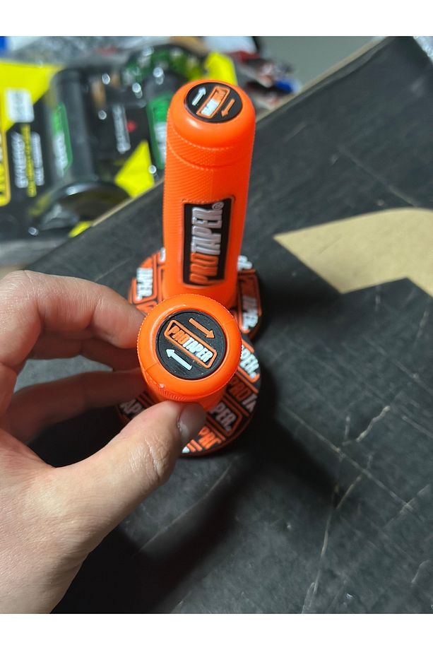 TURUNCU ELCİK AYAKLIK BASAMAK LASTİĞİ SETİ / CG ve CUB MOTORLARA UYGUN MODİFİYE AKSESUAR PROTAPER - 4