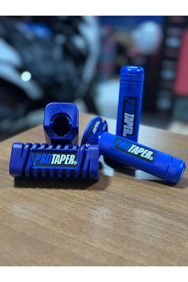 CG CUB MOTORLAR İÇİN MODİFİYE MAVİ PROTAPER ELCİK- ÖN ARKA BASAMAK FREN VE VİTES LASTİĞİ - 6