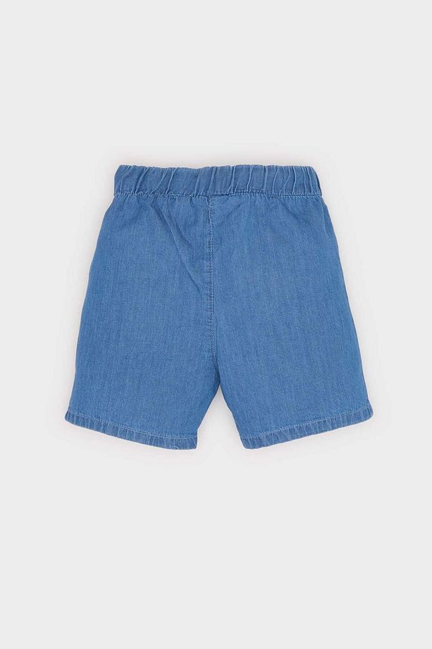 Erkek Bebek Beli Lastikli Jean Şort E6837A525SM - 3
