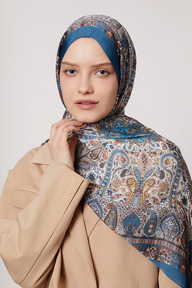 Hint İpeği Şal - 4