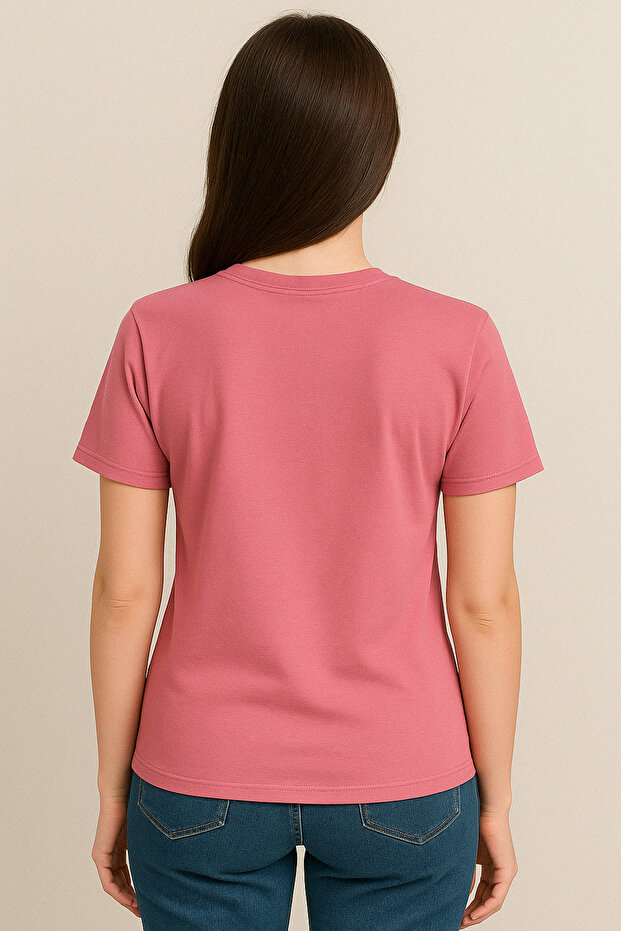 Kadın Basic T-shirt - 2