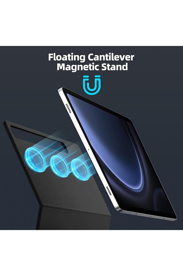 Galaxy Tab S9 Fe/s10 Fe 10,9" Uyumlu Magic Keyboard Touchpad Işıklı Klavyeli Kılıf Sm-x520 - 2