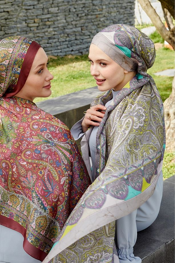 Hint İpeği Şal - 3