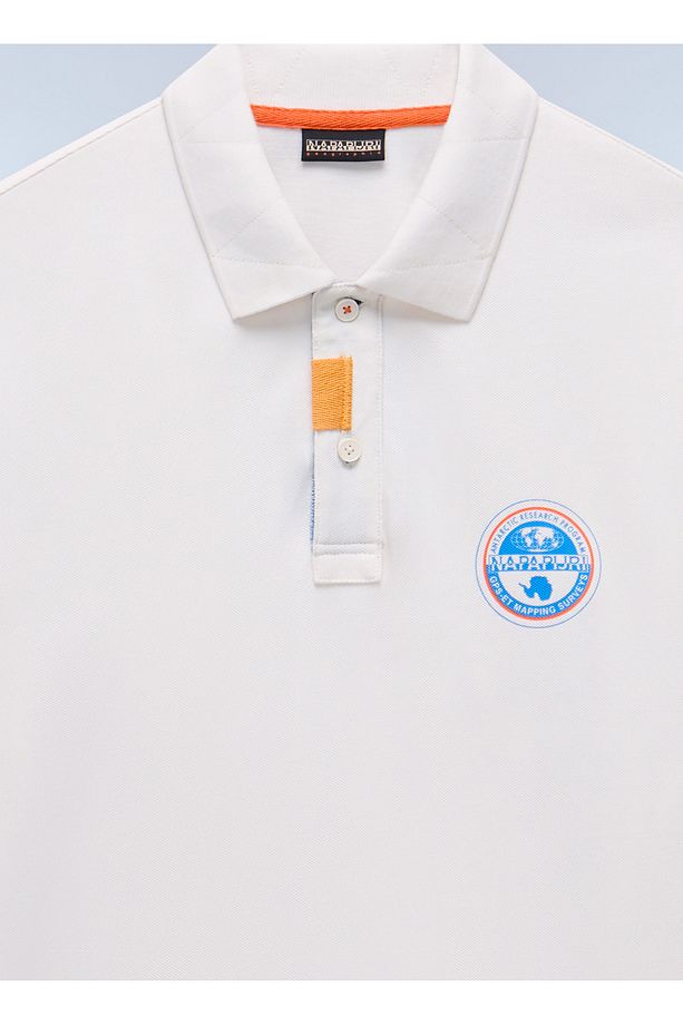 NP0A4ID3N1A1-E-CLANIS SS Beyaz Relaxed Erkek T-Shirt - 4