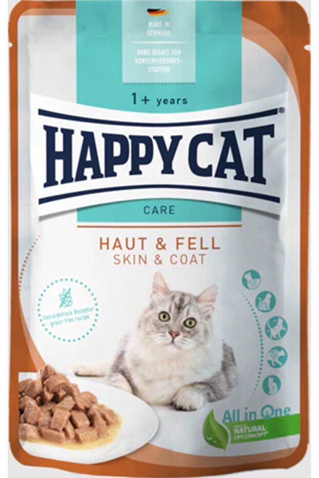 Happy Cat MIS Care Haut & Fell Skin & Coat 85g - Pack of 12