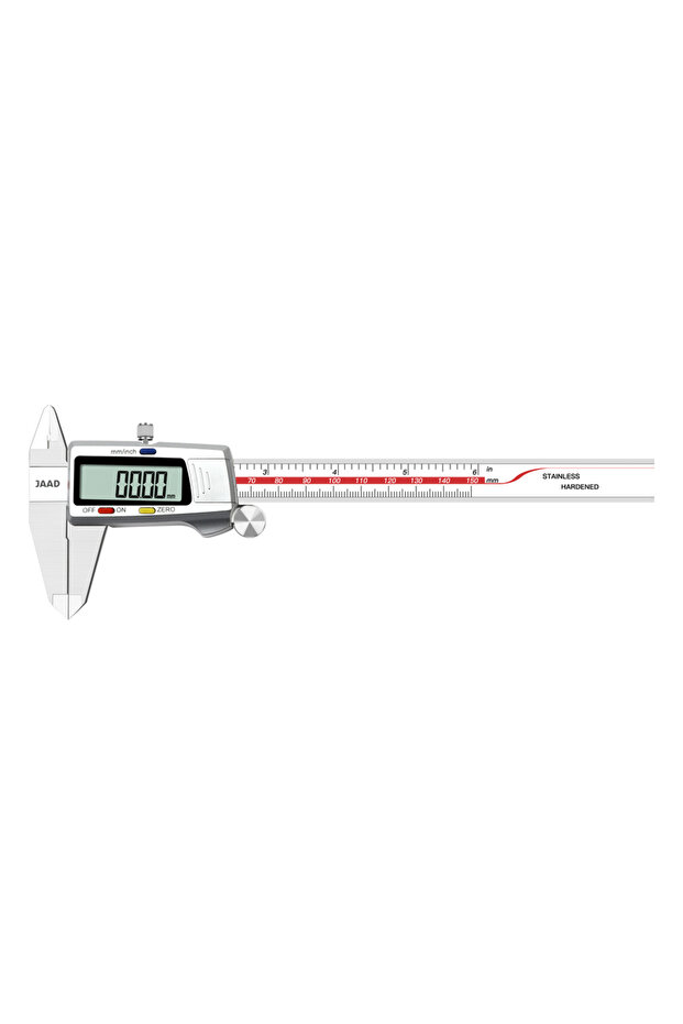 150mm Digital Caliper, Stainless Steel Construction with Large LCD Screen, 150mm/0-6 Inches, Industr