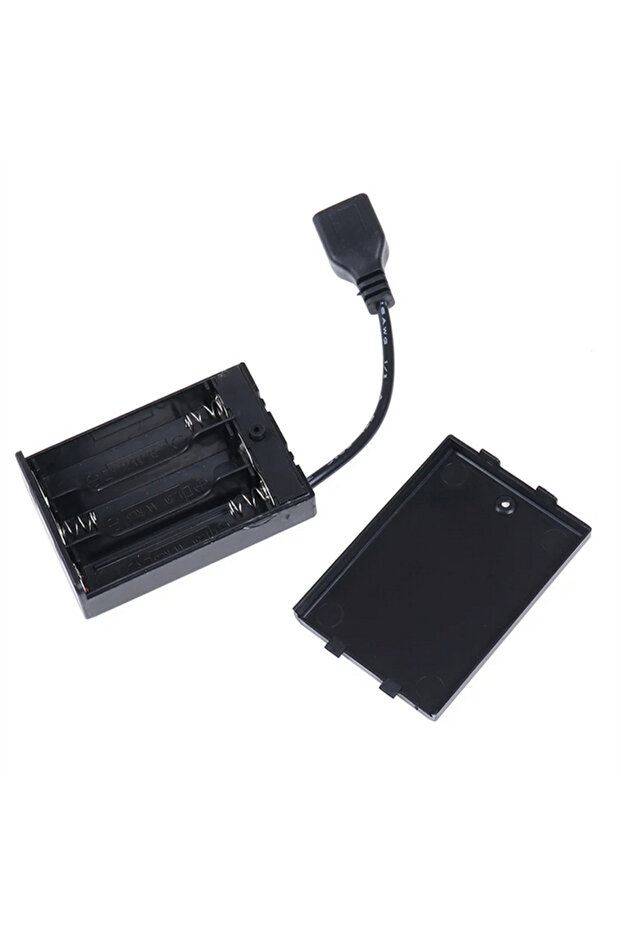 3AA 1pcs Safe And Durable 3AA Battery Case With USB Port For Building Blocks LED Light Kit With Swit - 1