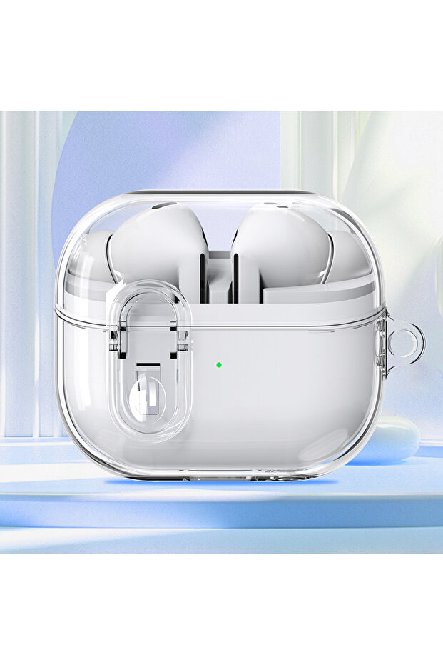 غطاء سماعات شفاف لسماعات Galaxy Buds3 Pro، غطاء شفاف آمن لسماعات Buds 3 Pro