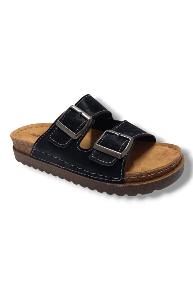 16323-25 Shiny Double Tape Anatomical Women's Slippers