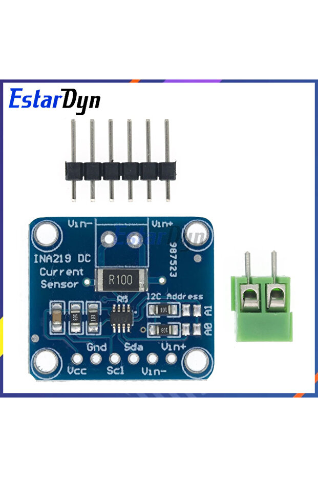 وحدة استشعار التيار المستمر ثنائي الاتجاه Estardyn INA219 SOT23 لتوصيل الدائرة DIY 3V-5V IIC...