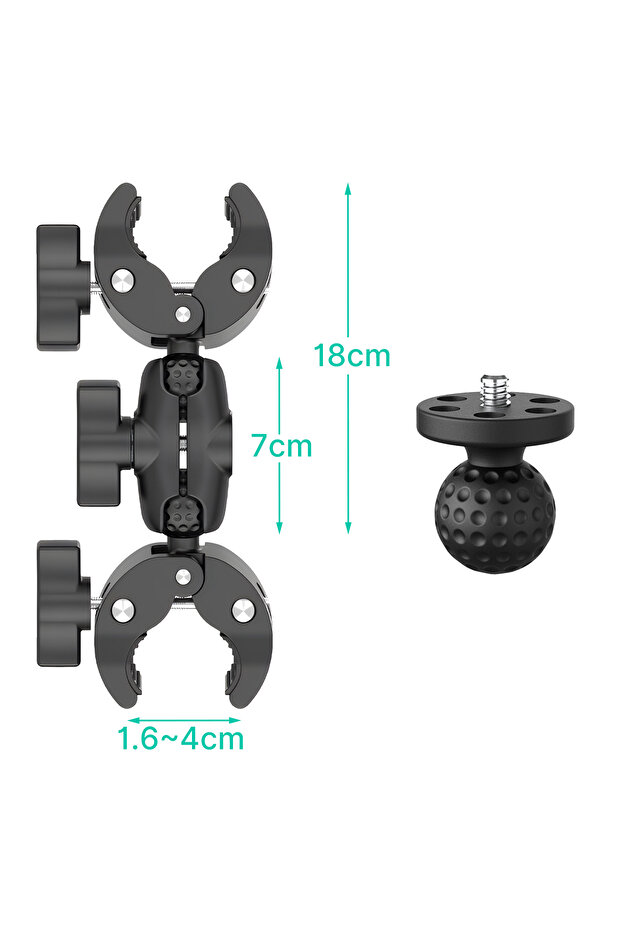 18cm and adapter Bicycle Motorcycle Panoramic Selfie Stick For Insta360 One X2 X3 X4 GoPro 12 11 10