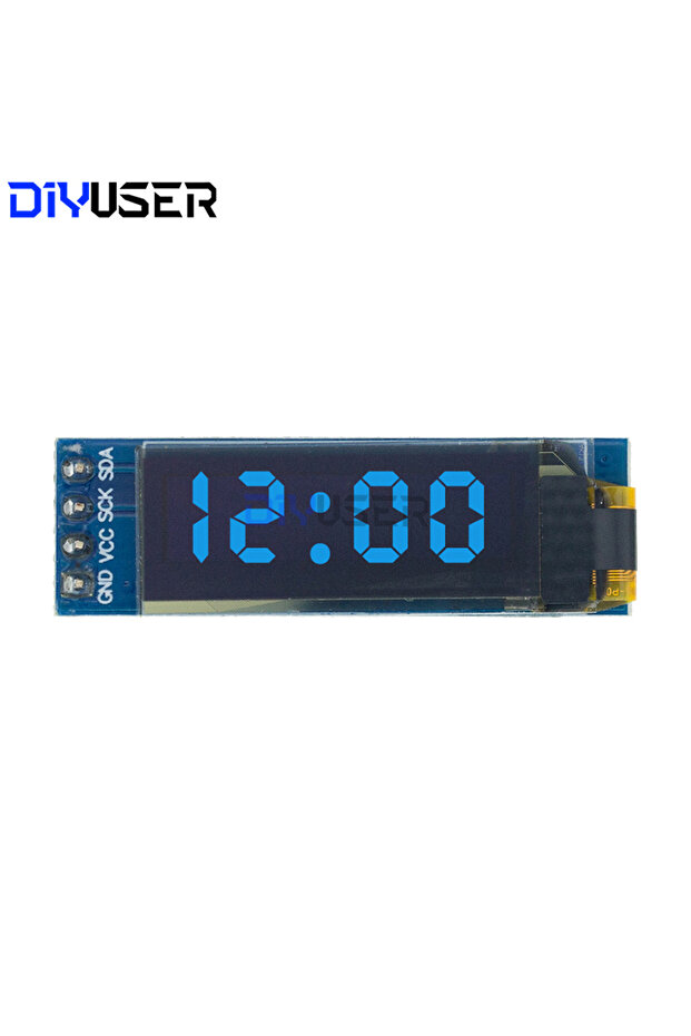 وحدة OLED زرقاء 0.91 بوصة OLED بيضاء/زرقاء 128X32 OLED LCD LED وحدة عرض IIC 0.91 بوصة للتواصل