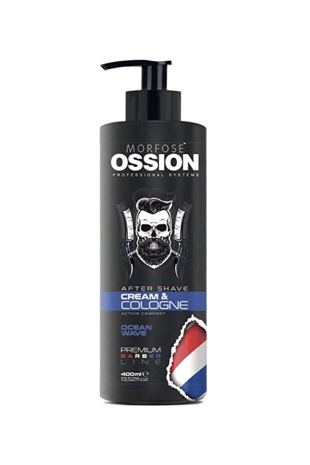 Morfose Ossion Ocean Wave: 2-in-1 After Shave Cream & Cologne 400ml - 1