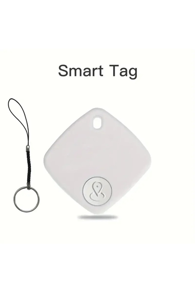جهاز تتبع GPS صغير ذكي بخيار أبيض، جهاز تحديد موقعي، مضاد للضياع، لأجهزة iPhone وIOS وKey Wall - 1