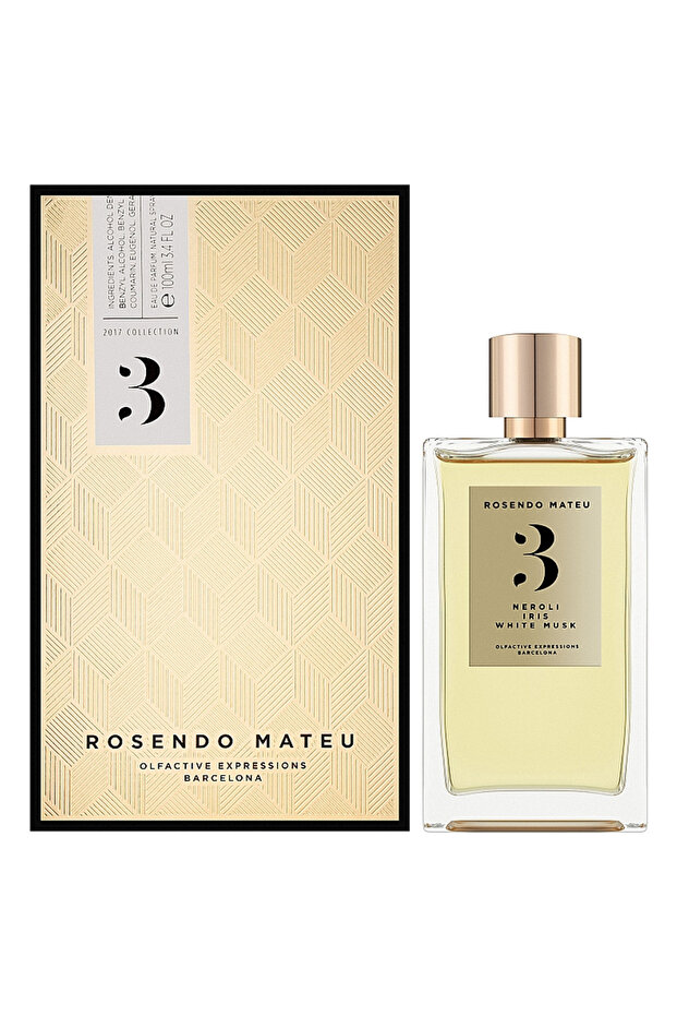 Rosendo Mateu No.3 Neroli Iris White Musk Unisex Eau De Parfum 100ml