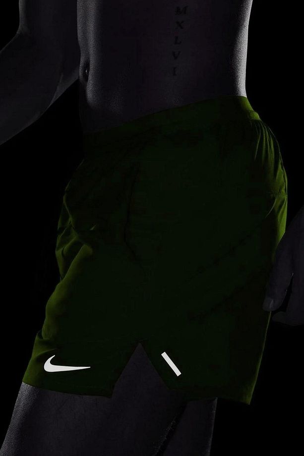 Dri Fit Flex Stride Men's Brief Running Shorts Fermuarlı Kısa Şort Yeşil - 3