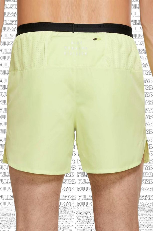 Flex Stride Run Division 5inch Running Shorts Reflektörlü Sarı Koşu Şortu - 3
