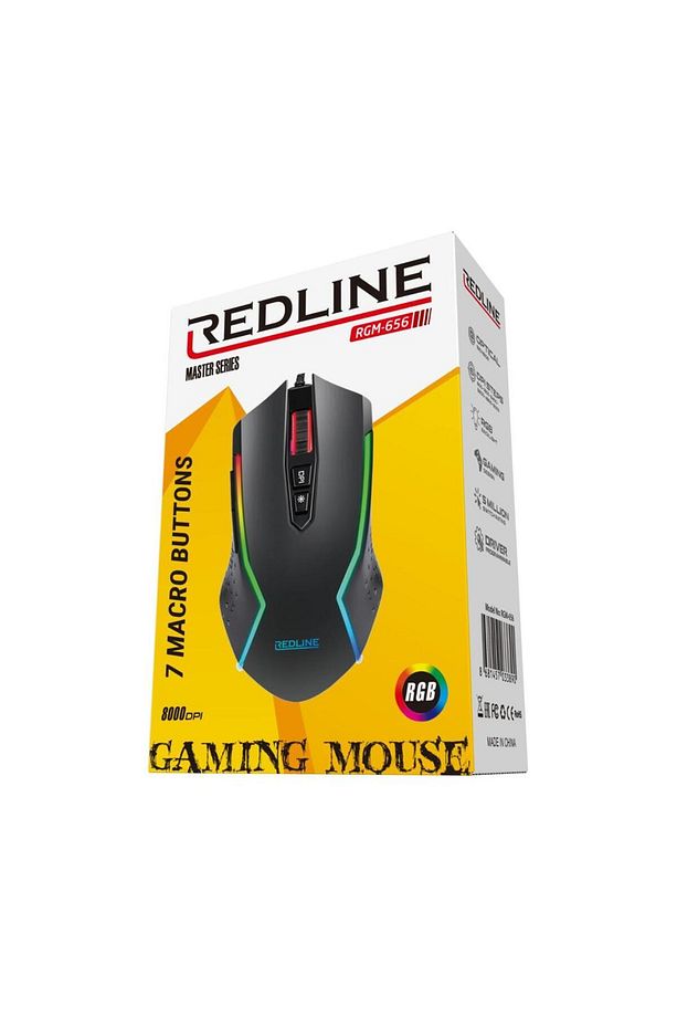 8000 Dpi / 7 Makro Tuşu / 1.8 M Örgülü Kablo Rgm-656 Gaming Mouse - 4