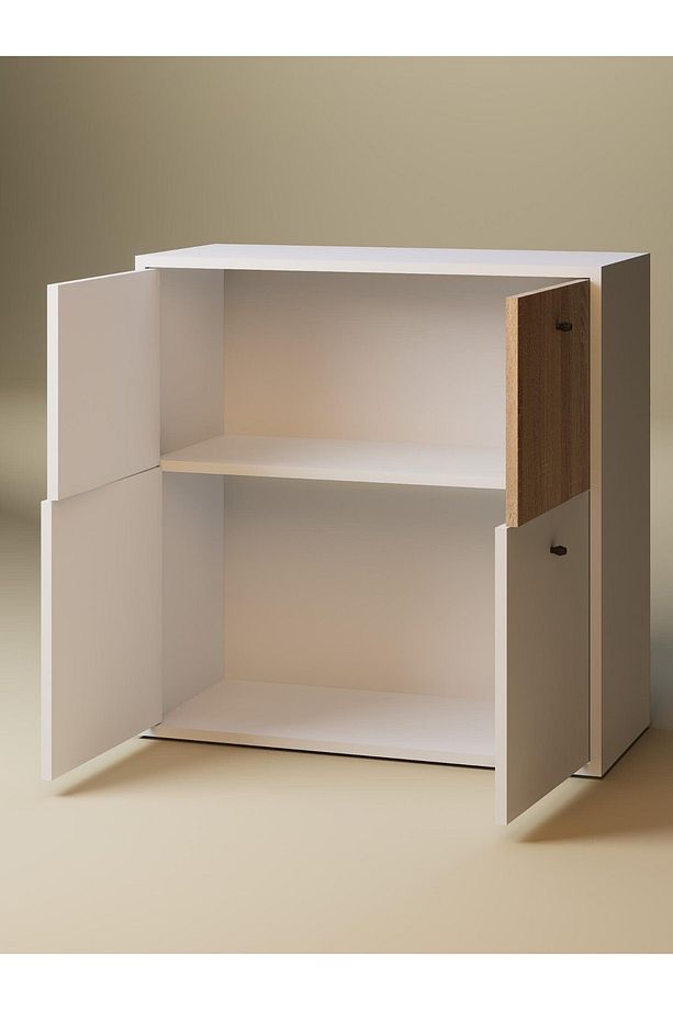 Çok Amaçlı Dolap, Raflı Ayakkabılık, Banyo Dolabı, Mutfak Dolabı, 1. Sınıf Mdf - 3