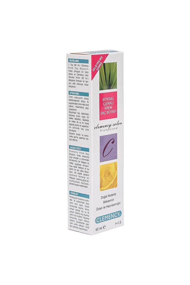 Bitkisel Içerikli Tüp Saç Boyası 901 Inci Sarısı %9 Volume Oksidan 90ml. - 1
