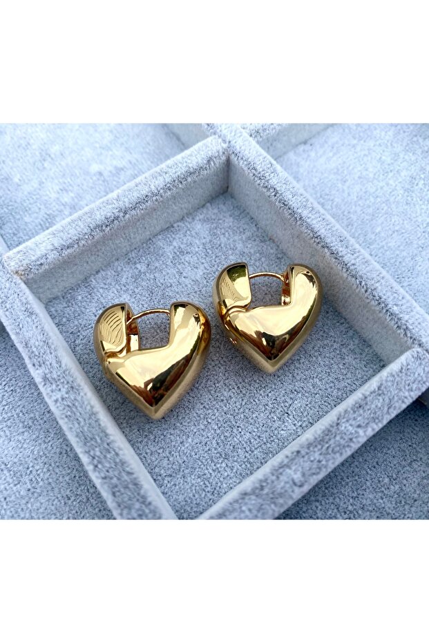 Heart Shaped Clip Earrings