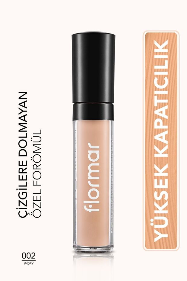 Dark Ring Concealer to Help Prevent - perfect Coverage Liquid Concealer - 002 Ivory - 8690604044894