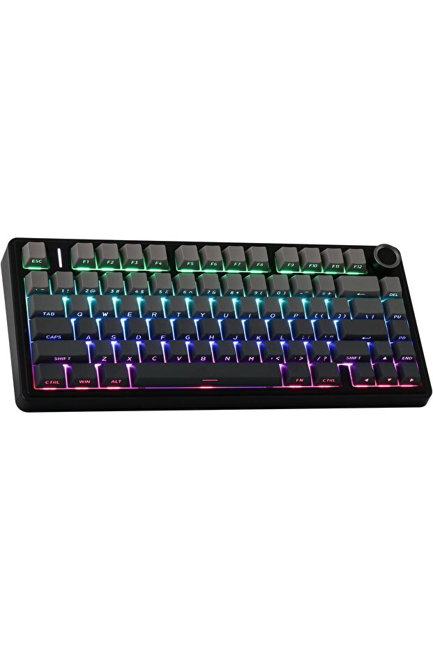 x AULA F75 Gasket Mechanical Keyboard, 75% Wireless Hot Swappable Gaming Keyboard with Five - 1