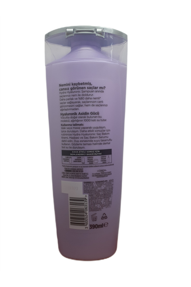 Hydra [hyaluronic] Nem Dolduran Şampuan 390ml X 5 Adet - 3