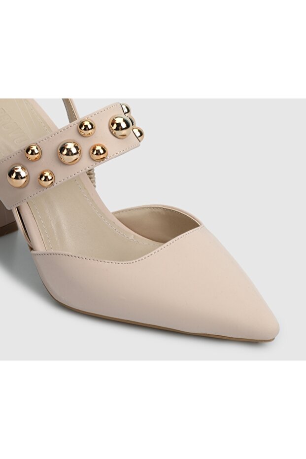 Bej Kadın Ayakkabı - 5