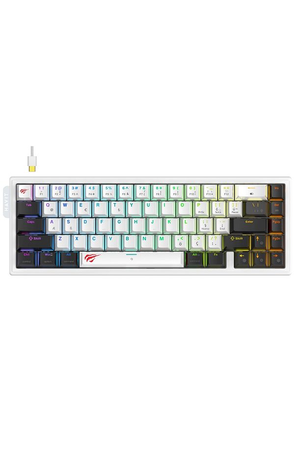 Gamenote KB900L RGB Manyetik Switch Mekanik Oyuncu Klavyesi - 8Khz Rapid Trigger - Hot Swappable - 1
