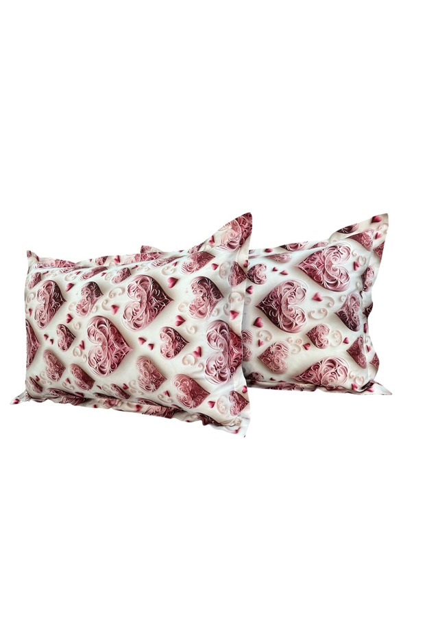 Digital Printing 3D 100% Cotton Pillow Case with 2 Hidden Zippers