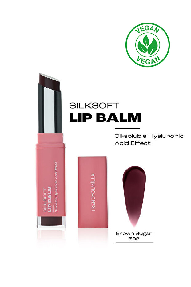 Shea Yağı İçeren Nemlendirici Vegan Renkli Simli Lipbalm Brown Sugar-503 TKZAW25RJ00002 - 1