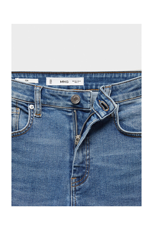 Обтягуючі укорочені джинси - 10