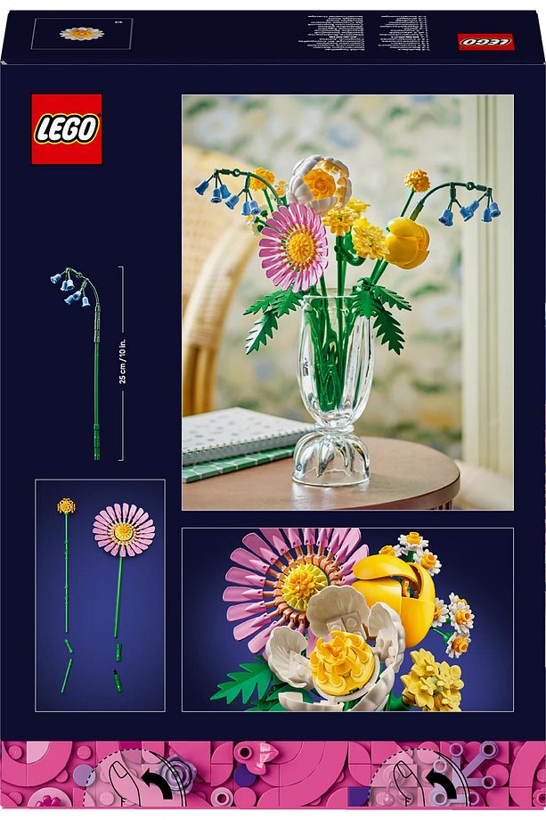 ® Botanicals Küçük Sarı Buket 10347 - 9+ Çiçek Model Yapım Seti (373 Pr) - 5