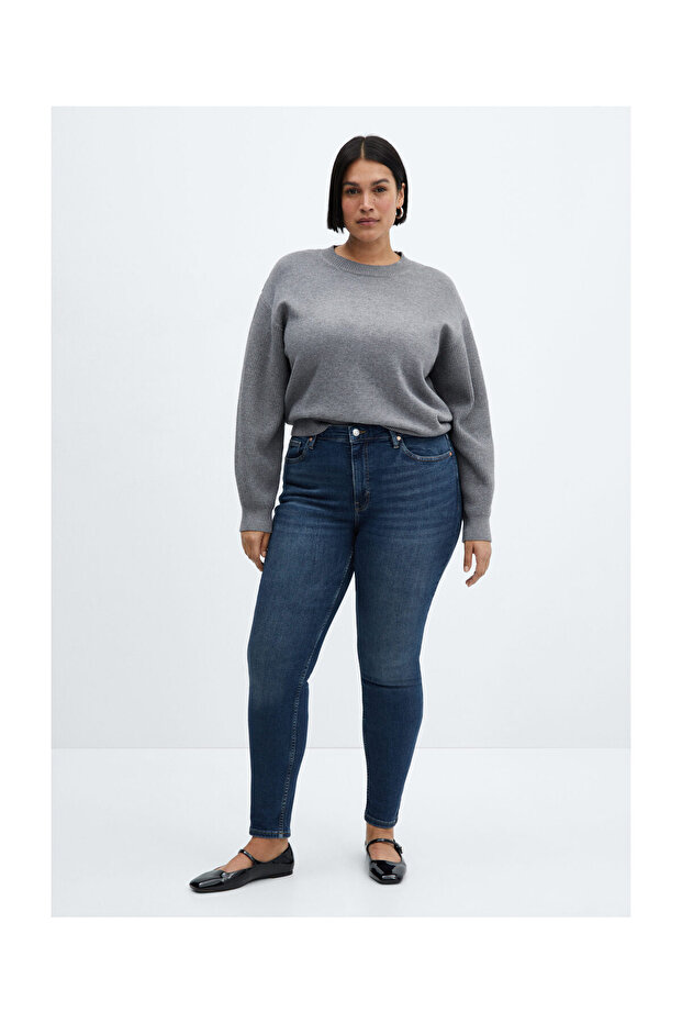 Ψηλό στενό τζιν - 8