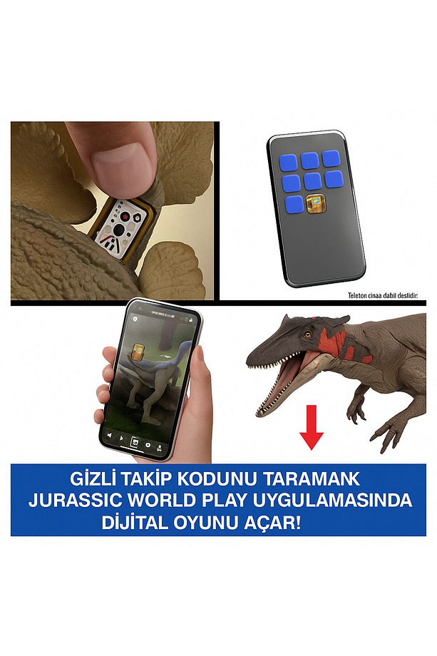 Jurassic World Chaos Theory Pteranodon Figürü – Sesli ve Hareketli Dinozor Oyuncağı (4+ Yaş) 28cm - 2